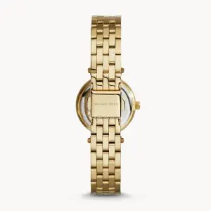 Michael Kors Women’s Quartz Stainless Steel Gold Dial 26mm Watch MK3295