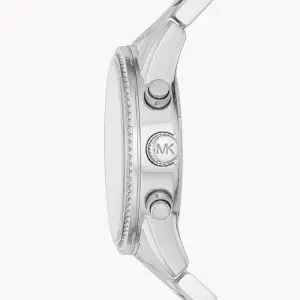 Michael Kors Women’s Quartz Stainless Steel Silver Dial 39mm Watch MK6428