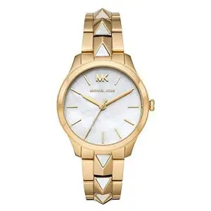 Michael Kors Women’s Quartz Stainless Steel Mother of Pearl Dial 38mm Watch MK6689