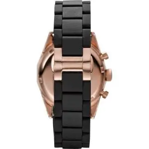 Emporio Armani Women’s Quartz Silicone Strap Black Dial 38mm Watch AR5906