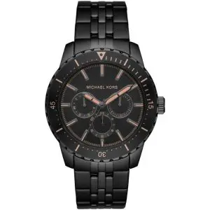 Michael Kors Men’s Chronograph Quartz Stainless Steel Black Dial 44mm Watch MK7157