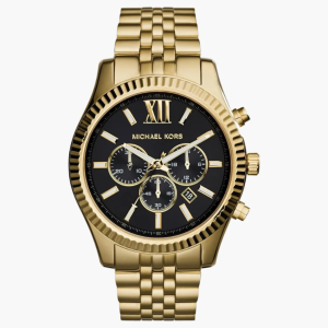 Michael Kors Men's Quartz Stainless Steel Black Dial 45mm Watch MK8286