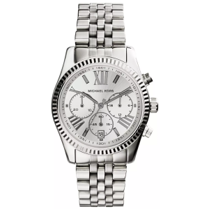 Michael Kors Women’s Quartz Stainless Steel Silver Dial 38mm Watch MK5555