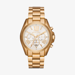 Michael Kors Unisex Quartz Stainless Steel Pearlescent Dial 43mm Watch MK6266