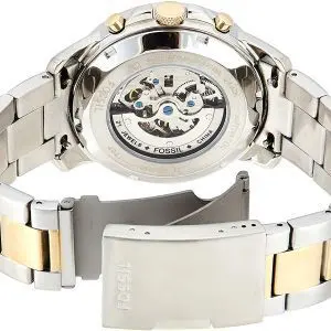 Fossil Men’s Automatic Stainless Steel Blue Dial 44mm Watch ME3141