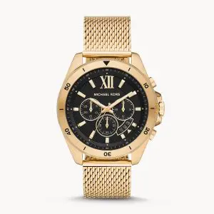 Michael Kors Men’s Quartz Stainless Steel Black Dial 45mm Watch MK8867