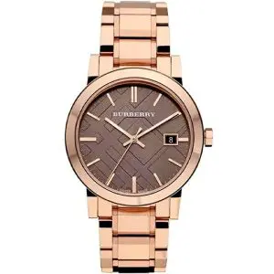 Burberry Women's Swiss Made Stainless Steel Brown Dial 38mm Watch BU9005