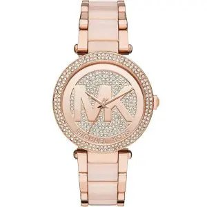 Michael Kors Women’s Quartz Stainless Steel Rose Gold Dial 39mm Watch MK6176