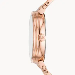 Michael Kors Women’s Quartz Stainless Steel Rose Gold Dial 36mm Watch MK4335
