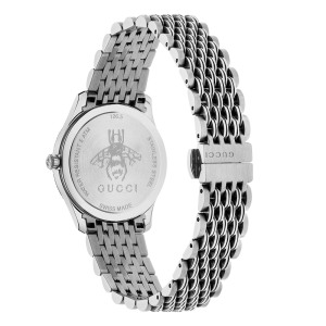 Gucci Women’s Quartz Swiss Made Stainless Steel Silver Dial 30mm Watch YA1265019