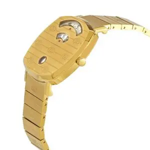 Gucci Women’s Quartz Bracelet Swiss Made White Dial 35mm Watch YA157403