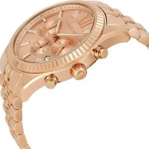 Michael Kors Women’s Quartz Stainless Steel Pink Dial 45mm Watch MK8319