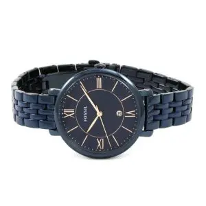 Fossil Women’s Quartz Stainless Steel Blue Dial 36mm Watch ES4094
