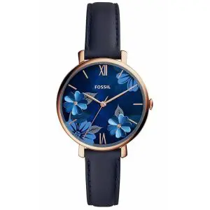 Fossil Women’s Quartz Stainless Steel Blue Dial 36mm Watch ES4673