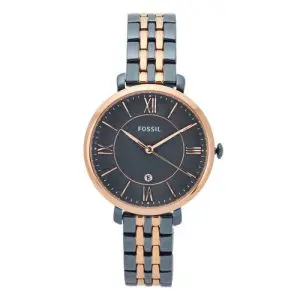 Fossil Women’s Quartz Stainless Steel Blue Dial 36mm Watch ES4321