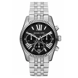 Michael Kors Women’s Quartz Stainless Steel Black Dial 38mm Watch MK5708