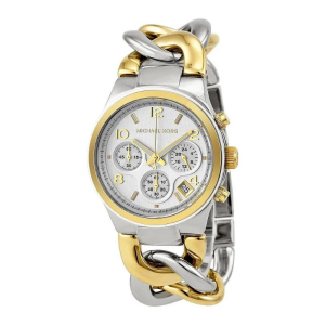 Michael Kors Women's Silver Dial Stainless Steel Band Watch MK3199