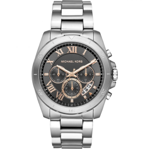 Michael Kors Men’s Chronograph Quartz Stainless Steel Grey Dial 44mm Watch MK8609