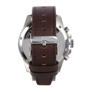 Tommy Hilfiger Men’s Quartz Leather Strap Grey Dial 48mm Watch 1791562