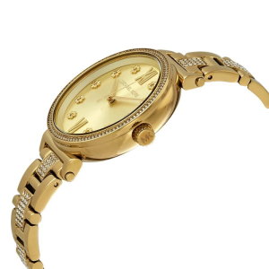 Alternative view of Michael Kors Women’s Quartz Stainless Steel Gold Dial 36mm Watch MK3881