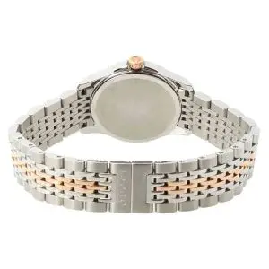 Gucci Women’s Swiss Made Quartz Stainless Steel Mother of Pearl Dial 27mm Watch YA126514