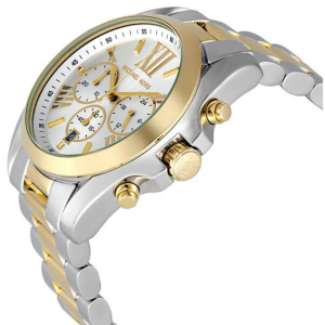 Alternative view of Michael Kors Women’s Chronograph Quartz Stainless Steel Silver Dial 43mm Watch MK5627