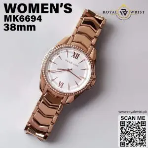 Michael Kors Women’s Quartz Stainless Steel Rose Gold 38mm Watch MK6694
