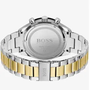 Hugo Boss Men’s Chronograph Quartz Stainless Steel Green Dial 44mm Watch 1513872