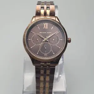 Michael Kors Women’s Quartz Stainless Steel Brown Dial 38mm Watch MK4430 (Without Tag)