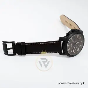Fossil Men’s Chronograph Quartz Leather Strap Brown Dial 44mm Watch FS5088