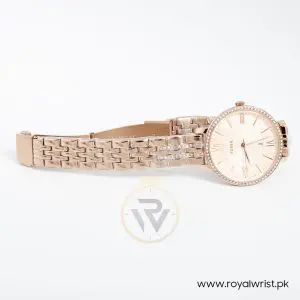 Fossil Women’s Quartz Stainless Steel Rose Gold Dial 36mm Watch ES3546