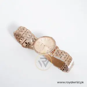 Fossil Women’s Quartz Stainless Steel Rose Gold Dial 36mm Watch ES3546
