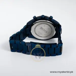 Hugo Boss Men’s Chronograph Quartz Stainless Steel Blue Dial 44mm Watch 1513863