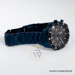 Hugo Boss Men’s Chronograph Quartz Stainless Steel Blue Dial 44mm Watch 1513863