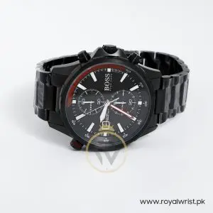 Hugo Boss Men’s Chronograph Quartz Stainless Steel Black Dial 46mm Watch 1513825