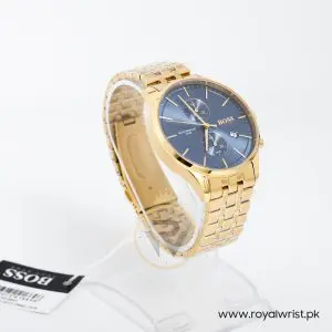 Hugo Boss Men’s Chronograph Stainless Steel Blue Dial 42mm Watch 1513841