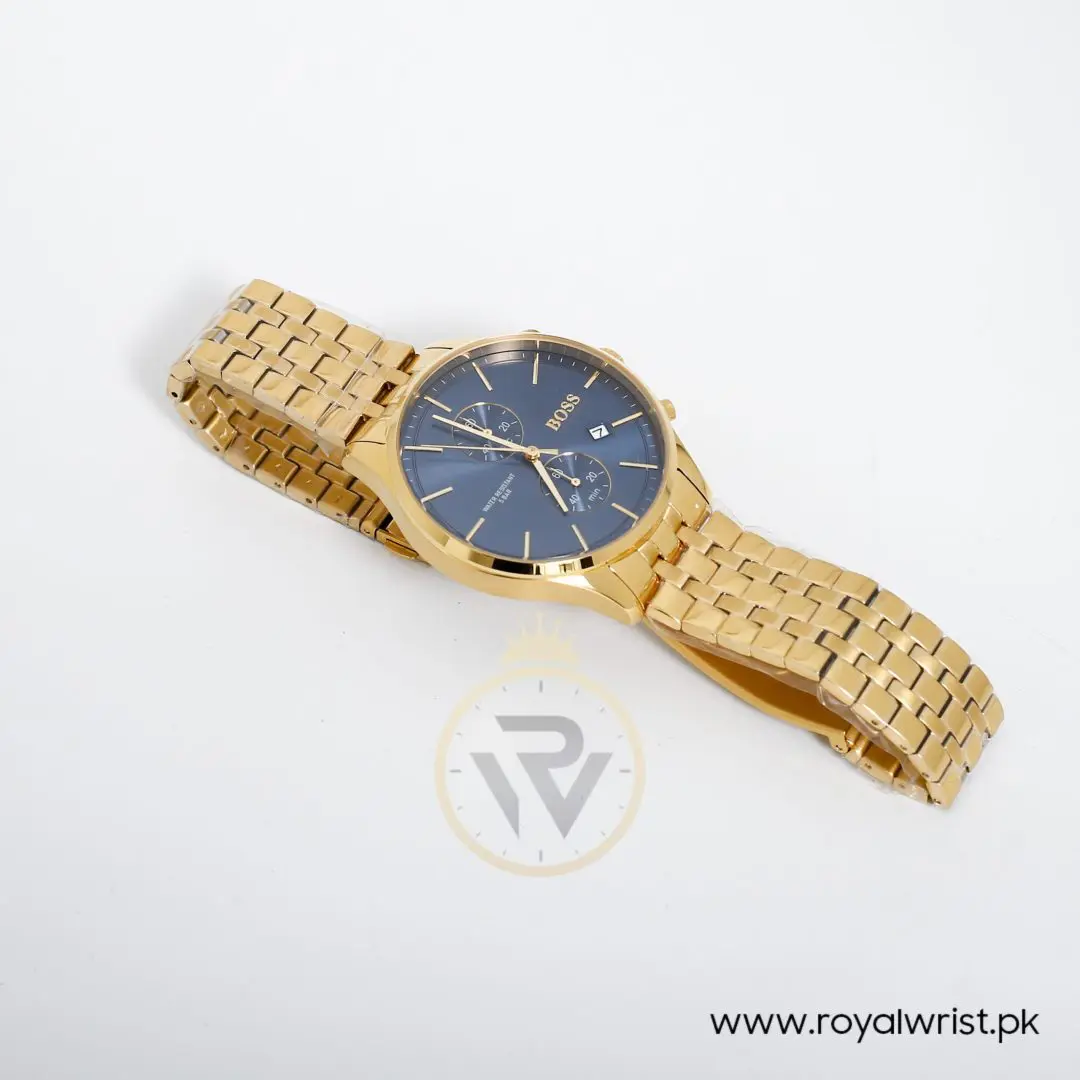 Hugo Boss Men’s Chronograph Stainless Steel Blue Dial 42mm Watch 1513841