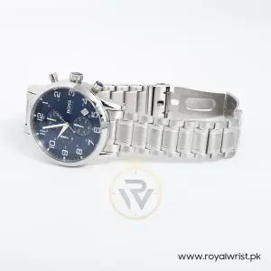 Hugo Boss Men’s Chronograph Quartz Stainless Steel Blue Dial 44mm Watch 1513183