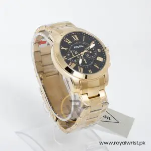 Fossil Men’s Chronograph Quartz Stainless Steel Black Dial 44mm Watch FS4815