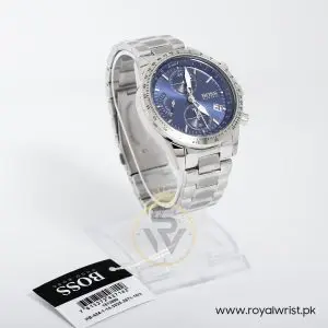 Hugo Boss Men’s Quartz Stainless Steel Blue Dial 44mm Watch 1513850
