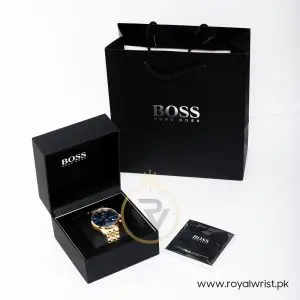 Hugo Boss Men’s Chronograph Stainless Steel Blue Dial 42mm Watch 1513841