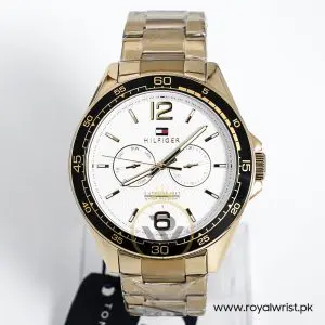 Tommy Hilfiger Men’s Quartz Stainless Steel Silver Dial 46mm Watch 1791365