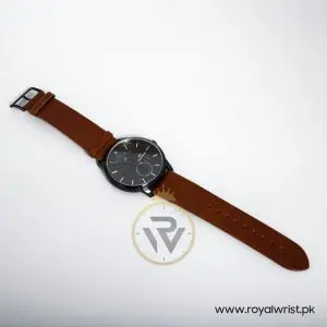 Tommy Hilfiger Men’s Quartz Leather Strap Black Dial 44mm Watch 1791604