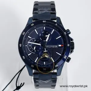 Alternative view of Tommy Hilfiger Men’s Quartz Stainless Steel Blue Dial 46mm Watch 1791720