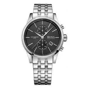 Hugo Boss Men’s Chronograph Quartz Stainless Steel Black Dial 41mm Watch 1513383