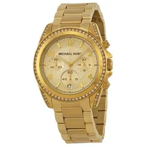 Michael Kors Women's Quartz Stainless Steel Gold 38mm Watch MK5166 (Like New)