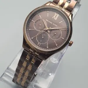 Michael Kors Women’s Quartz Stainless Steel Brown Dial 38mm Watch MK4430