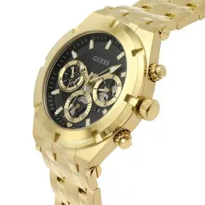 Guess Men’s Quartz Stainless Steel Black Dial 44mm Watch GW0260G2