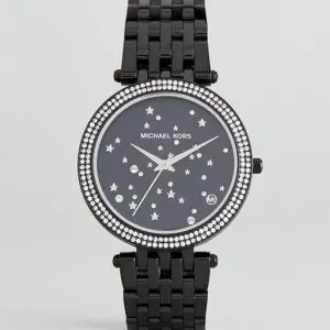 Michael Kors Women’s Quartz Stainless Steel Black Dial 39mm Watch MK3787