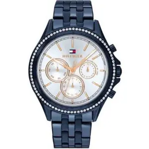 Tommy Hilfiger Women’s Quartz Stainless Steel Blue Dial 38mm Watch 1782003